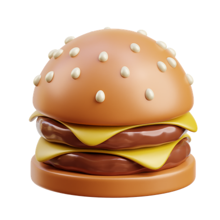 Burger  3D Icon