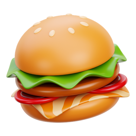 Burger  3D Icon