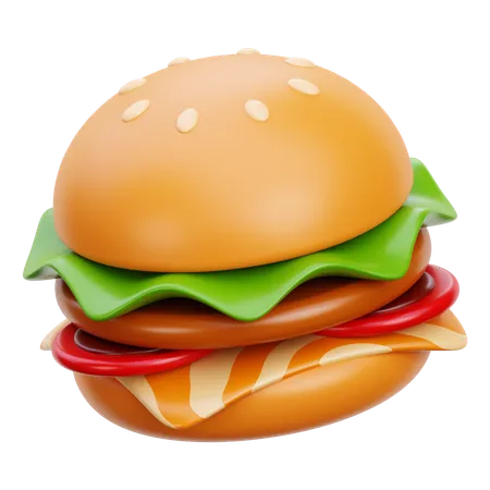 Burger  3D Icon