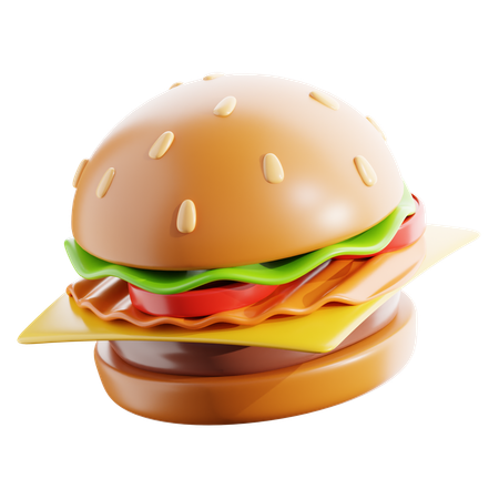 Burger  3D Icon