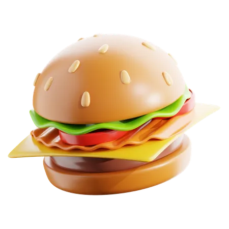 Burger  3D Icon