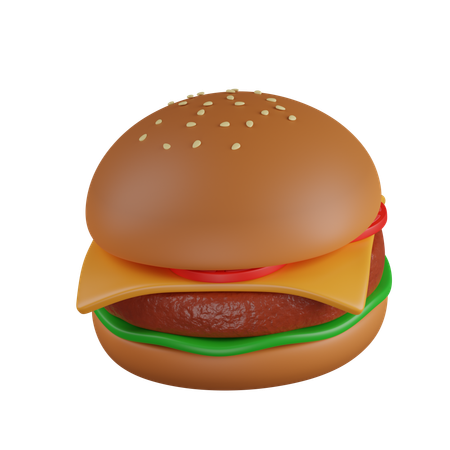 Burger  3D Icon