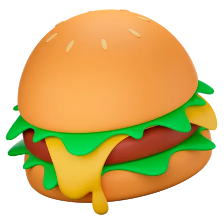 Burger  3D Icon