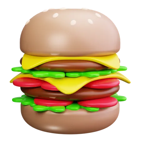 Burger  3D Icon