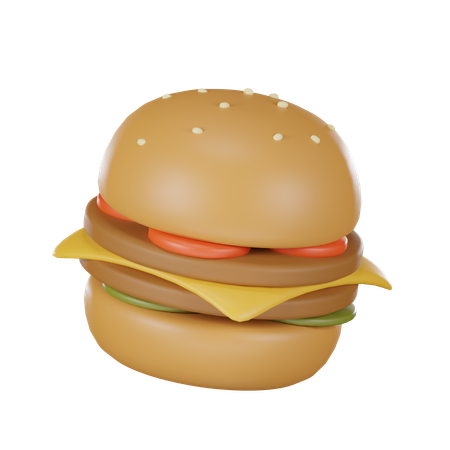 Burger  3D Icon