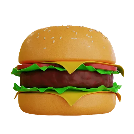 Burger  3D Icon