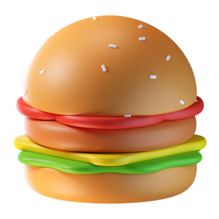 Burger  3D Icon