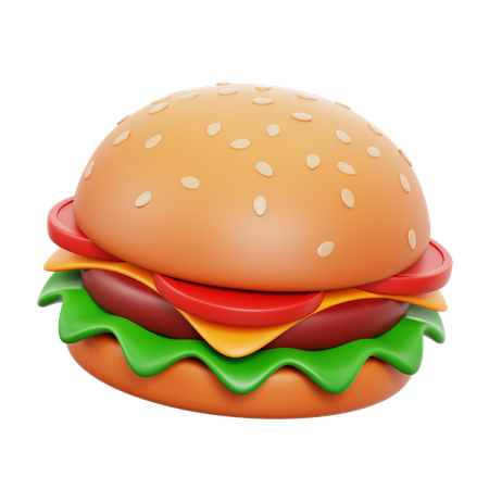 Burger  3D Icon