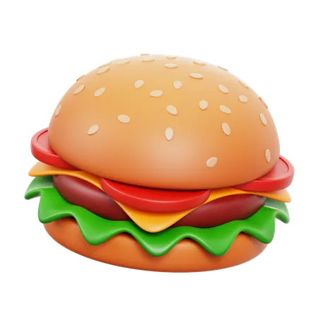 Burger  3D Icon