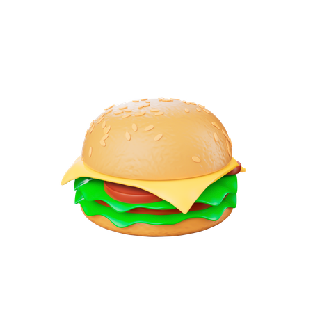 Burger  3D Icon