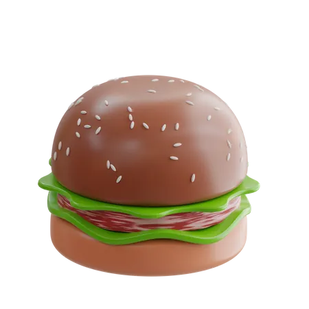 Burger  3D Icon