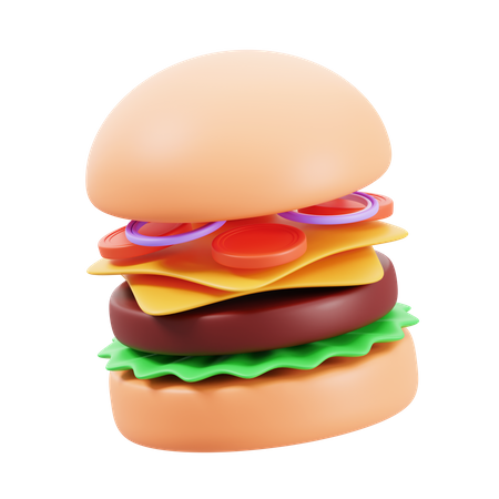 Burger  3D Icon