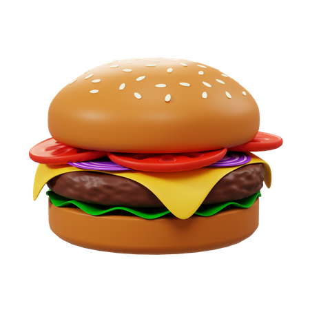 Burger  3D Icon