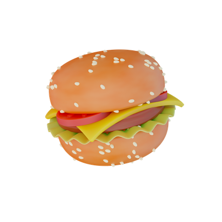 Burger  3D Icon