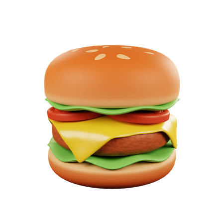 Burger  3D Icon