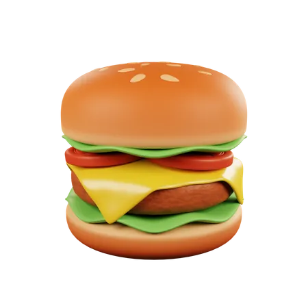 Burger  3D Icon