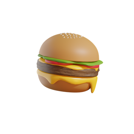 Burger  3D Icon