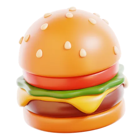 Burger  3D Icon