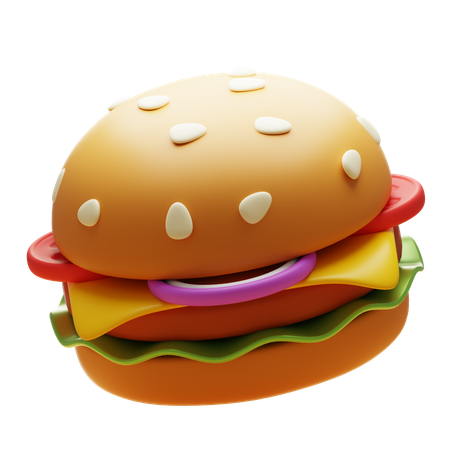 Burger  3D Icon