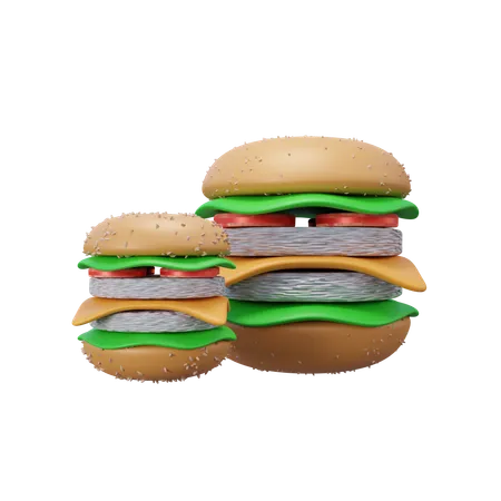 Burger  3D Icon