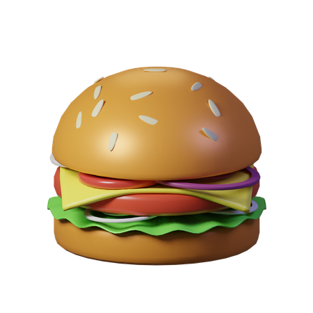 Burger  3D Icon