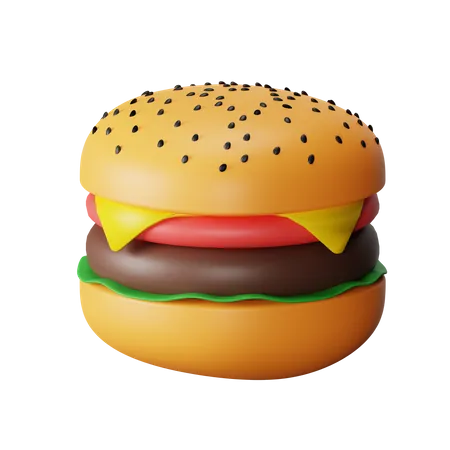 Burger  3D Icon