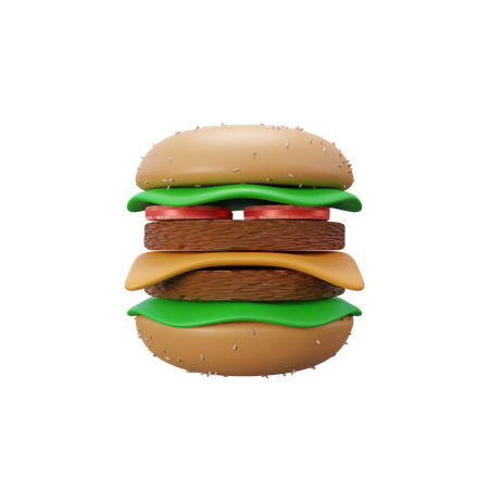 Burger  3D Icon