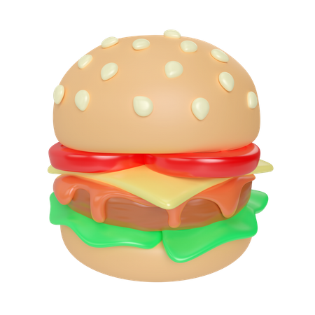 Burger  3D Icon