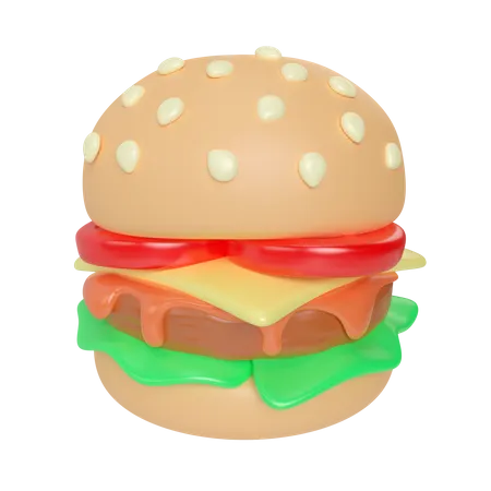 Burger  3D Icon