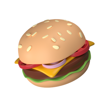 Burger  3D Icon