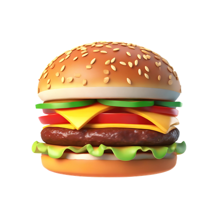 Burger  3D Icon