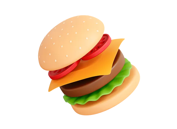 Burger  3D Icon