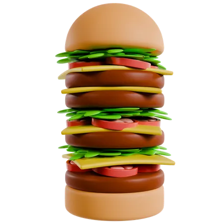 Burger  3D Icon