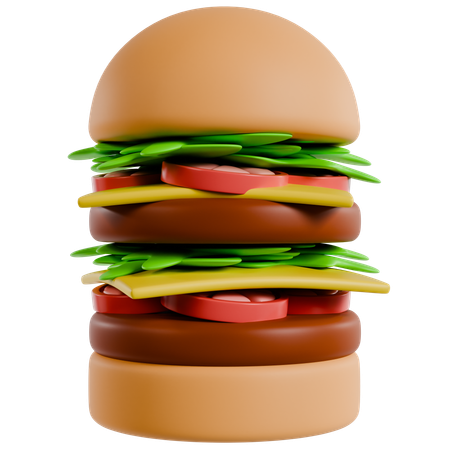 Burger  3D Icon