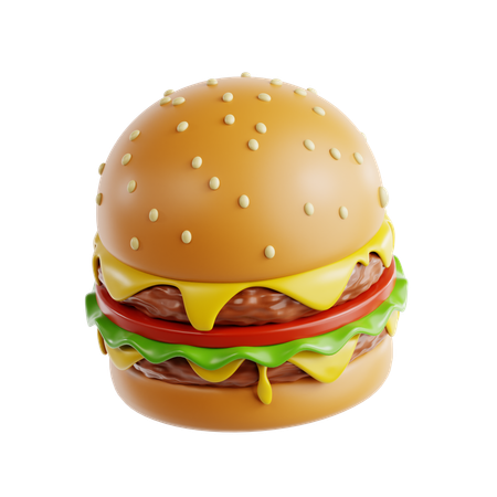 Burger  3D Icon