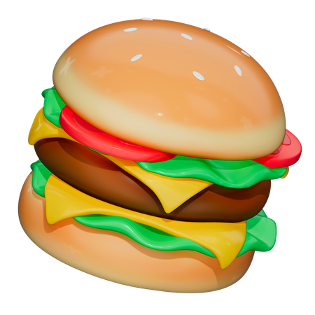 Burger  3D Icon