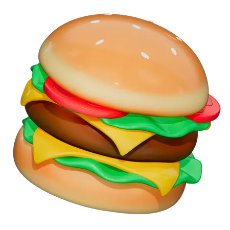 Burger  3D Icon