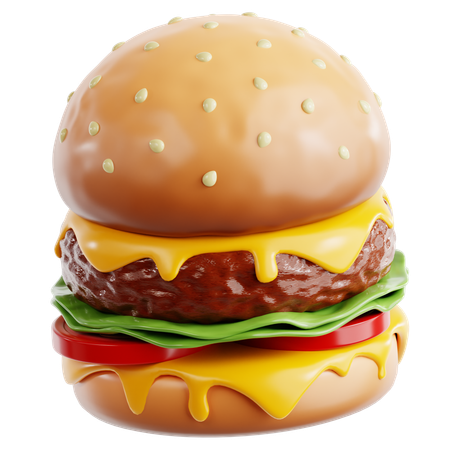 Burger  3D Icon