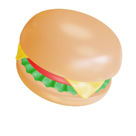 Burger  3D Icon