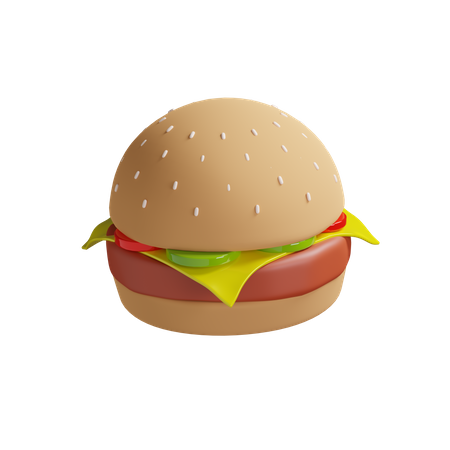 Burger  3D Icon