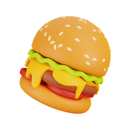 Burger  3D Icon