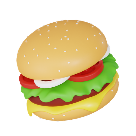 Burger  3D Icon