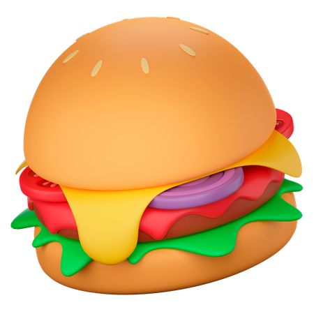 Burger  3D Icon
