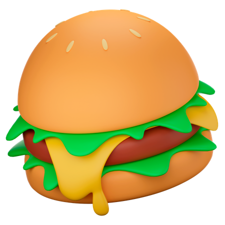 Burger  3D Icon