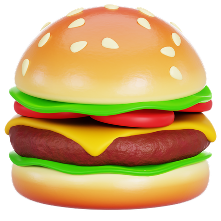 Burger  3D Icon