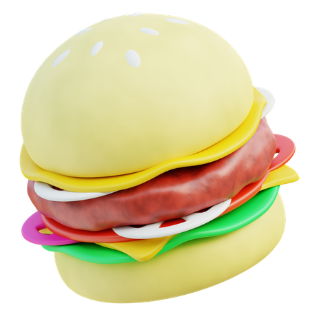 Burger  3D Icon