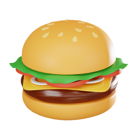 Burger  3D Icon