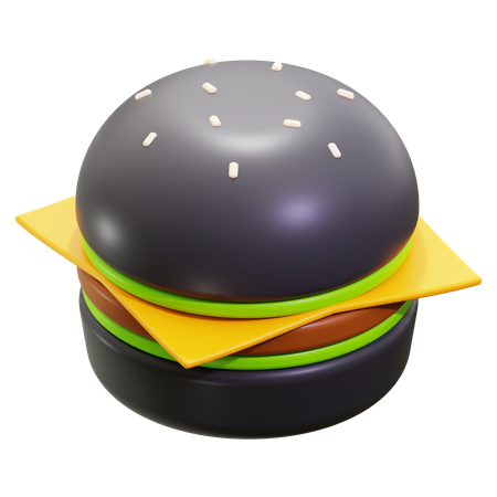 Burger 3D Icon