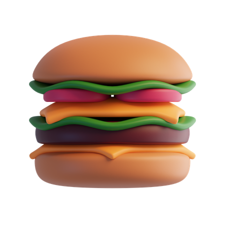 Burger  3D Icon
