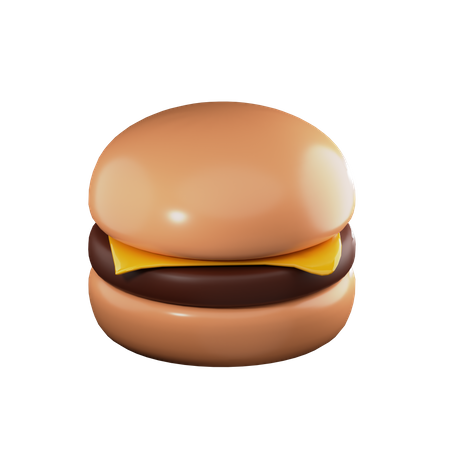 Burger  3D Illustration